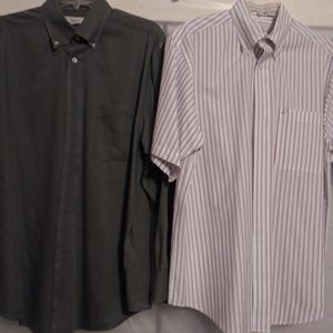 Lot of 2 vintage Turnbury men's button down shirts